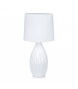 Lampe de table STEPHANIE blanche 1 ampoule