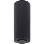Ledbox - Rosette ronde noire, Ø100x260mm