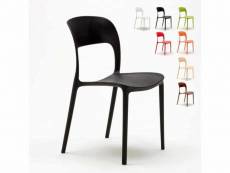 Lot de 24 chaises pour restaurant et bar en polypropylène restaurant AHD Amazing Home Design