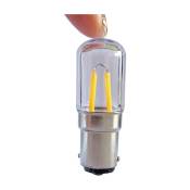 Lot de 3 ampoules led pour machine à coudre torche frigo E14 220V 1.5W blanc chaud 2700K (blanc chaud) Peut remplacer une lampe halogène B15d 15W, 2