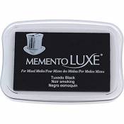 Memento Luxe Pleine Grandeur Inkpad-Tuxedo Black, Noir