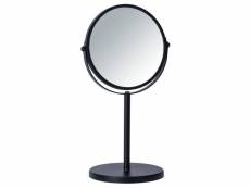 Miroir cosmétique assisi, ø 17 cm, noir, venko