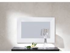 Miroir mural blanc noir ou gris laqué design ramsay