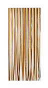 MOREL - Rideau de porte en polyéthylène - Antilles - 90x200 cm - brun et beige