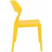 Netfurniture - Chaise latéral Sono - Jaune - jaune
