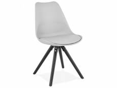 Paris prix - chaise design "jupiter" 82cm gris