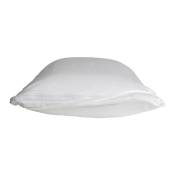 Self Confort - Taie d'oreiller rafraîchissante ice - 60 x 60 cm - Blanc - Blanc