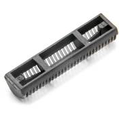 Set de 2x pièces de rechange compatible avec Braun 5459, 5461, 5462, 5596, 5597 rasoir électrique - Grille + couteaux, noir / argent - Vhbw