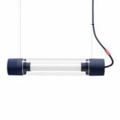 Suspension Tjoep Small / Applique LED - L 50 cm - Orientable - Fatboy bleu en plastique