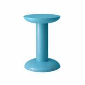 Table d'appoint Thing / Tabouret - By George Sowden / Alu recyclé - raawii bleu en métal