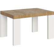 Table extensible 90x130/390 cm Roxell Mix Plateau Chêne
