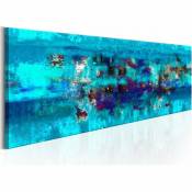 Tableau océan abstrait - 135 x 45 cm