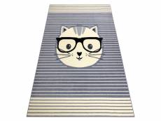 Tapis bcf flash cat 3999 - chat gris 160x220 cm