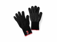 Weber gants spécial barbecue premium - taille s / m - noir WEB0077924011153