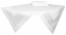 ZOLLNER Set de 4 nappes de table, coton, 100x100 cm,