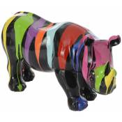 Amadeus - Rhino Trash Noir 36 cm Multicolore