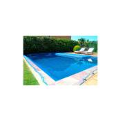 Bâches de piscine Fun&go Leaf Pool Bleu (7 x 11 m)