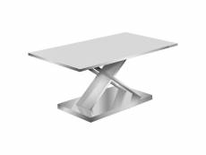 Bergen - table basse rectangulaire l120cm coloris blanc