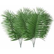 Csparkv - 12 pcs de palmier artificiel feuilles fausses