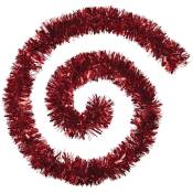 Guirlande de Noel 6 plis 2 m Mixte rouge