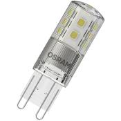 Lampe led pin dimmable avec culot G9, blanc chaud (2700K),