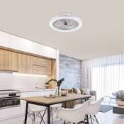 LED Dimmable Ventilateur de plafond Design variateur inclus - 1 lumière -Φ50H20cm- Design - Éclairage intérieur - Salon I Chambre I Cuisine I Salle à