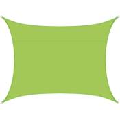 Linghhang - 2x3 m voile d'ombrage Vert rectangulaire
