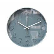 Meubletmoi - Horloge 30 cm bleu - blue clock
