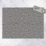 Micasia - Tapis en vinyle - Natural Stone Wallpaper Old Stone Wall - Paysage 3:4 Dimension HxL: 120cm x 160cm