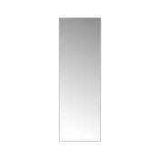 Miroir mural rectangulaire blanc 30,8x90,8cm