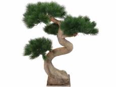 Plante artificielle haute gamme spécial extérieur / pin artificiel bonsai - dim : 92 x 65 cm -pegane-
