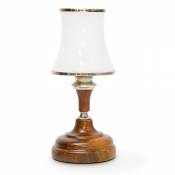 Relaxdays 10018912 Lampe de table Vintage avec abat-jour