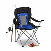 Relaxdays Chaise de camping pliante chaise de jardin