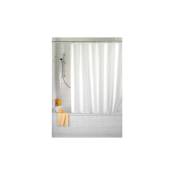 Rideau de douche, peva, couleur blanche, 120x200 cm