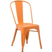 Sklum - Chaise Empilable lix Orange Safran - Orange