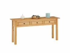 Table console cancun meuble d'appoint en bois avec