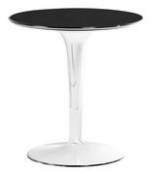 Table d'appoint Tip Top / Plateau PMMA - Kartell noir