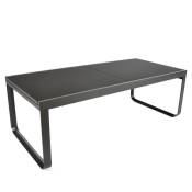 Table extérieur aluminium extensible 10 places