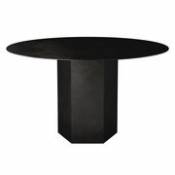 Table ronde Epic / Acier - Ø 130 x H 74 cm - Gubi noir en métal
