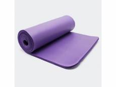 Tapis de yoga sol fitness aérobic pilates gymnastique épais antidérapant violet 180 x 80 x 1,5 cm helloshop26 0716005