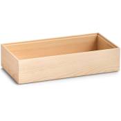 Zeller - Boîte de rangement universelle, boîte en pin, petite boîte d'articles.