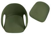 Coussin d'assise / Pour fauteuil Elephant - Kristalia vert en tissu