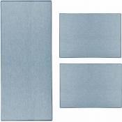 Descente de lit Sabang 3 pièces Bleu 1 tapis: 80 x