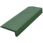 Granugreen - Bordures en caoutchouc pour aires de jeux / bordures en forme de l - 100 x 40 x 14,5 cm - Vert - Vert