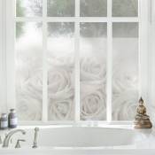 Image de fenêtre Roses blanches - Dimension: 108cm