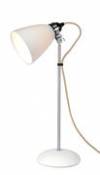 Lampe de table Hector Dome / H 57 cm - Porcelaine lisse