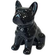 Le Monde Des Animaux - Petite statue Bulldog noire