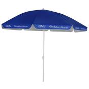 Mediawave Store - Parasol de mer Gian Marco Venturi 543719 avec poteau du milieu 160 cm Couleur: Bleu foncé
