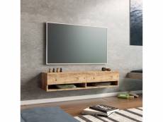 Meuble tv laitila à 2 portes 29,5 x 140 x 31,5 cm