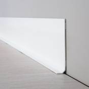 Plinthe PVC lot de 10 L100xH. 8cm Blanc